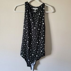 Black and white star bodysuit